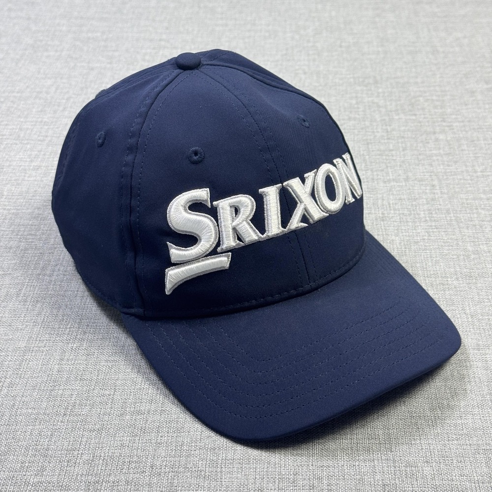Srixon Golf Mens Hat Cap Strap Back One Size Blue Breathable Adjustable